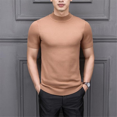 Summer Pullover Mens Chandail Oversized Sweaters Wool Male Turtleneck Streetwear Sweater Knitwear Man Jumpers Autumn Hedging