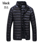 2019 Autumn Winter puffer Duck Down Jacket Ultra light Men 90% Coat Waterproof Down Parkas  Fashion mens collar Outerwear coat